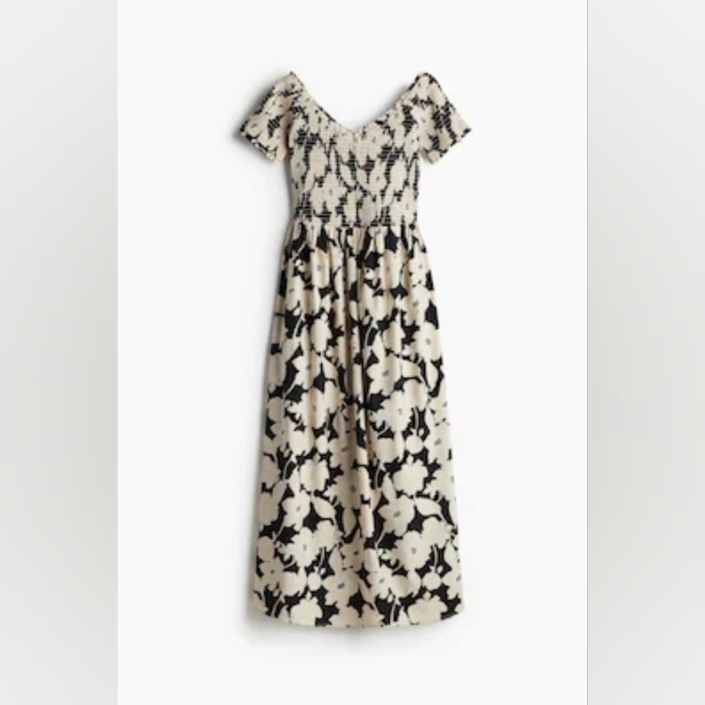 SMOCKED OFF-THE-SHOULDER DRESS - Picture 2 of 2